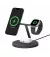 Беспроводное зарядное устройство Belkin BoostCharge Pro 3-in-1 Wireless Charging Stand with Qi2 15W Black (WIZ032kqBK)