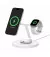 Беспроводное зарядное устройство Belkin BoostCharge Pro 3-in-1 Wireless Charging Stand with Qi2 15W White (WIZ032kqWH)