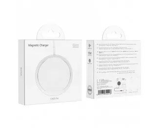 Бездротовий зарядний пристрій hoco CW30 Pro Original series 15W Wireless Charger Silver