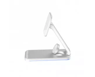 Бездротовий зарядний пристрій Proove Energy Fold 3in1 15W White (WSEF15010002)