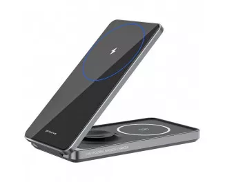 Беспроводное зарядное устройство Proove Metal Edge 3in1 15W Gray (WSME15010003)