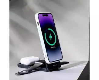 Бездротовий зарядний пристрій Proove Metal Edge 3in1 15W Gray (WSME15010003)