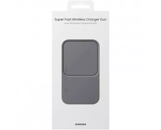 Бездротовий зарядний пристрій Samsung 15W Wireless Charger Duo w/o TA (EP-P5400BBEGEU) Dark Gray