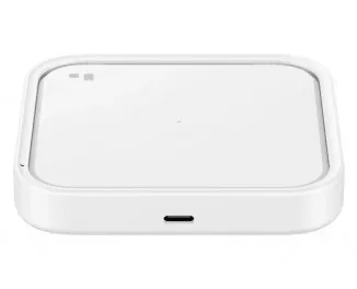 Бездротовий зарядний пристрій Samsung 15W Wireless Charger Pad (w/o TA ) White (EP-P2400BWEGEU)