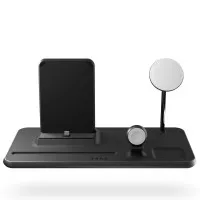 Бездротовий зарядний пристрій Zens 4-in-1 MagSafe + Watch + iPad Wireless Charging Station (ZEDC21B/00) Black