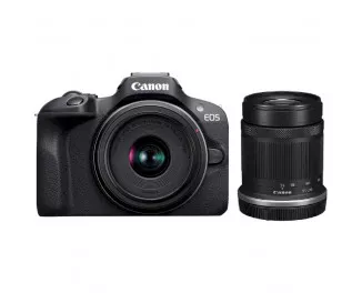 Бездзеркальний фотоапарат Canon EOS R100 Kit 18-45mm + 55-210mm IS STM (6052C036)