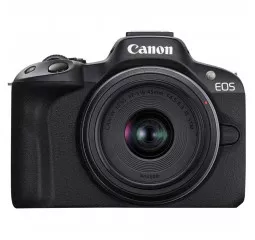 Беззеркальный фотоаппарат Canon EOS R50 + RF-S 18-45 IS STM Black (5811C033)