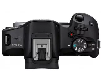 Бездзеркальний фотоапарат Canon EOS R50 + RF-S 18-45 IS STM Black (5811C033)