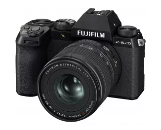Бездзеркальний фотоапарат Fujifilm X-S20 + XF 16-50 mmF2.8-4.8 R LM WR Kit Black (16843129)