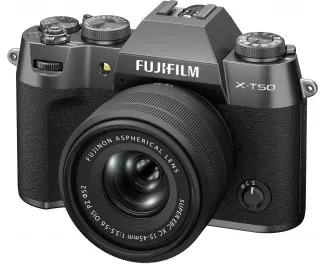Беззеркальный фотоаппарат Fujifilm X-T50 + XC 15-45mm F3.5-5.6 Kit Charcoal silver (16828923)