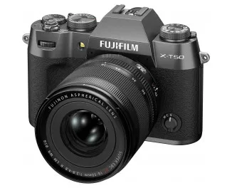 Беззеркальный фотоаппарат Fujifilm X-T50 + XF 16-50mmF2.8-4.8 R LM WR Kit Charcoal silver (16828650)
