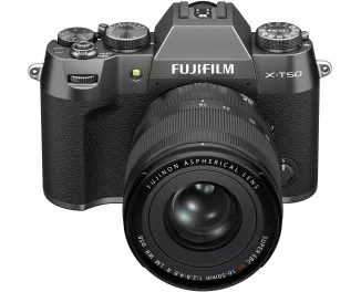 Беззеркальный фотоаппарат Fujifilm X-T50 + XF 16-50mmF2.8-4.8 R LM WR Kit Charcoal silver (16828650)