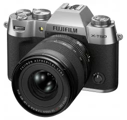 Беззеркальный фотоаппарат Fujifilm X-T50 + XF 16-50mmF2.8-4.8 R LM WR Kit Silver (16828569)
