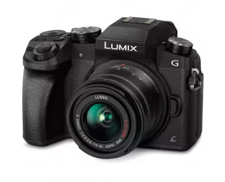 Бездзеркальний фотоапарат Panasonic Lumix DMC-G7 Kit 14-42mm Black (DMC-G7KEE-K)