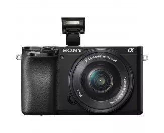 Бездзеркальний фотоапарат Sony Alpha A6100 kit 16-50mm Black (ILCE6100LB.CEC)