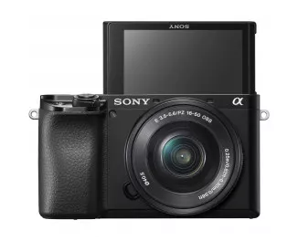 Бездзеркальний фотоапарат Sony Alpha A6100 kit 16-50mm Black (ILCE6100LB.CEC)