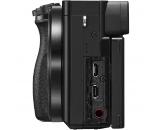 Бездзеркальний фотоапарат Sony Alpha A6100 kit 16-50mm Black (ILCE6100LB.CEC)