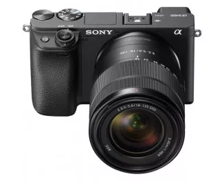 Беззеркальный фотоаппарат Sony Alpha A6400 kit 18-135 Black (ILCE6400MB.CEC)