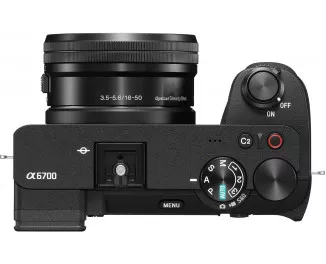 Беззеркальный фотоаппарат Sony Alpha A6700 kit 16-50mm Black (ILCE6700LB.CEC)