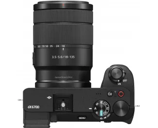 Бездзеркальний фотоапарат Sony Alpha A6700 kit 18-135 Black (ILCE6700MB.CEC)