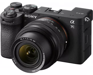 Беззеркальный фотоаппарат Sony Alpha A7C II kit (28-60mm) Black (ILCE7CM2LB)