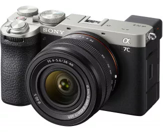 Беззеркальный фотоаппарат Sony Alpha A7C II kit (28-60mm) Silver (ILCE7CM2LS)