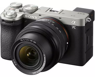 Беззеркальный фотоаппарат Sony Alpha A7C II kit (28-60mm) Silver (ILCE7CM2LS)