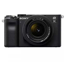 Беззеркальный фотоаппарат Sony Alpha A7C kit (28-60mm) Black (ILCE7CLB)