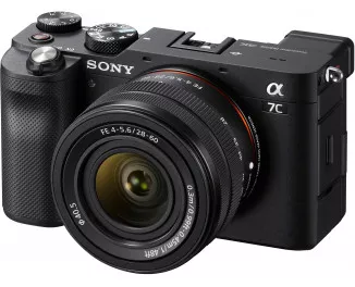 Беззеркальный фотоаппарат Sony Alpha A7C kit (28-60mm) Black (ILCE7CLB)