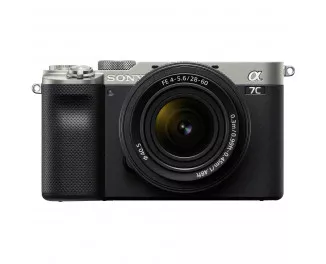Беззеркальный фотоаппарат Sony Alpha A7C kit (28-60mm) Silver (ILCE7CLS)