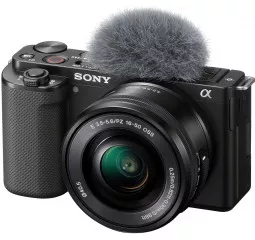 Беззеркальный фотоаппарат Sony ZV-E10 kit (16-50mm) Black (ILCZVE10LB.CEC)