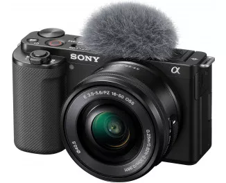 Беззеркальный фотоаппарат Sony ZV-E10 kit (16-50mm) Black (ILCZVE10LB.CEC)