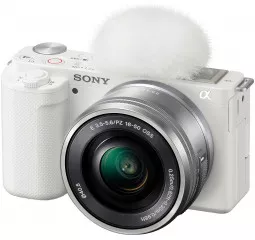 Бездзеркальний фотоапарат Sony ZV-E10 kit (16-50mm) White (ILCZVE10LW.CEC)