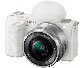 Бездзеркальний фотоапарат Sony ZV-E10 kit (16-50mm) White (ILCZVE10LW.CEC)
