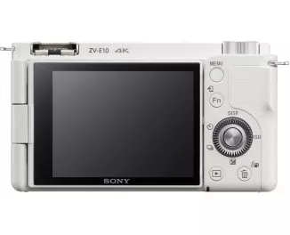 Беззеркальный фотоаппарат Sony ZV-E10 kit (16-50mm) White (ILCZVE10LW.CEC)
