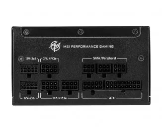 Блок питания 1000W MSI MPG A1000GS PCIE5