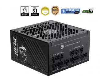 Блок питания 1000W MSI MPG A1000GS PCIE5