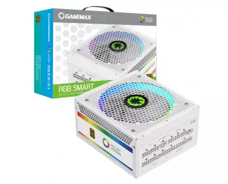 Блок питания 1050W Gamemax RGB1050 PRO WH (ATX3.0/3.1 PCI)