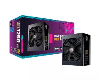 Блок питания 1250W CoolerMaster MWE GOLD 1250 V2 (MPE-C501-AFCAG-3EEU)