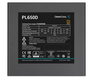 Блок питания 650W DeepCool PL650D (R-PL650D-FC0B-EU)