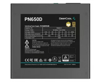 Блок питания 650W DeepCool PN650D (R-PN650D-FC0B-EU)