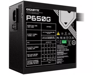 Блок питания 650W GIGABYTE P650G (GP-P650G)