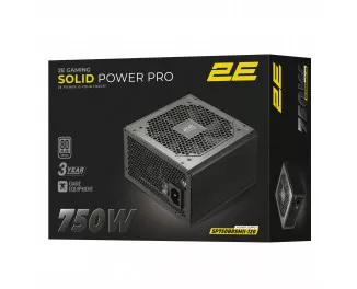 Блок живлення 750W 2E GAMING Solid Power Pro (2E-SP750BRSMII-120)