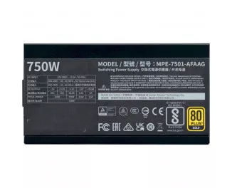Блок живлення 750W CoolerMaster MWE GOLD 750 V2 (MPE-7501-AFAAG-3EEU)