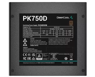 Блок питания 750W Deepcool PK750D (R-PK750D-FA0B-EU)