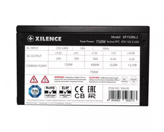 Блок питания 750W Xilence XP750R6.2 Black