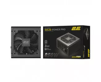 Блок питания 850W 2E GAMING Solid Power Pro (2E-SP850BRSMII-120)