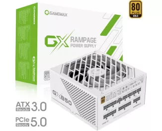 Блок питания 850W GameMax GX-850 PRO WT (ATX3.0 PCIe5.0)