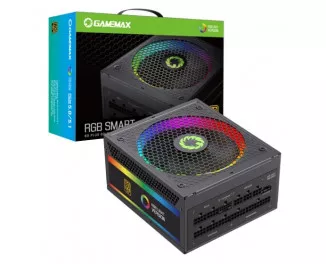 Блок питания 850W GameMax RGB 850 PRO (ATX3.0/3.1 PCIE5.0/5.1)