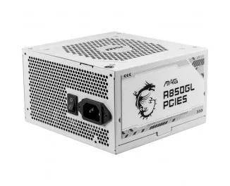 Блок питания 850W MSI (MAG A850GL PCIE5 WHITE)